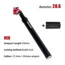 ZOOM Seatpost Suspension Dropper Mtb 27 2 Bicycle Seat Post Hanging Saddle Tube 30.9 With Shock Absorber Saddle Mountain Bike