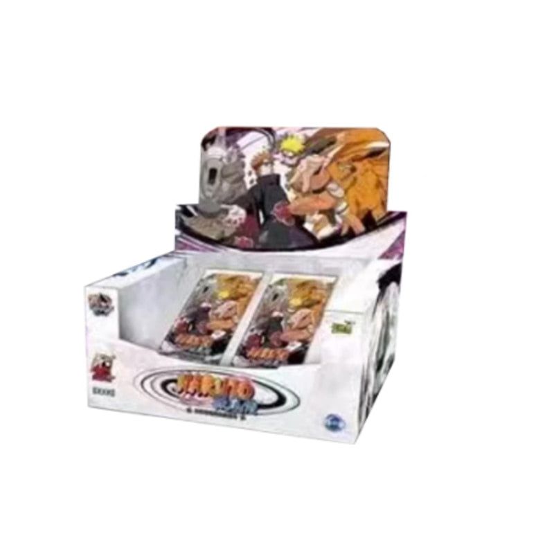 KAYOU Genuine Naruto Cards Box Anime Figure Card Booster Pack Sasuke Collection Flash Card Toy Birthday Christmas Gift for Kids