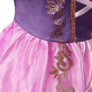 Mädchen Rapunzel Kleid Kinder Sommer Tangled Fancy Prinzessin Kostüm Kinder Verkleidung Geburtstag Karneval Halloween Party Kleidung 2-8T