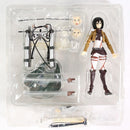 Figma Attack on Titan Eren Jaeger / Mikasa Ackerman / Levi Ackerman / PVC-Action-Figur Modell Spielzeug Figuirne
