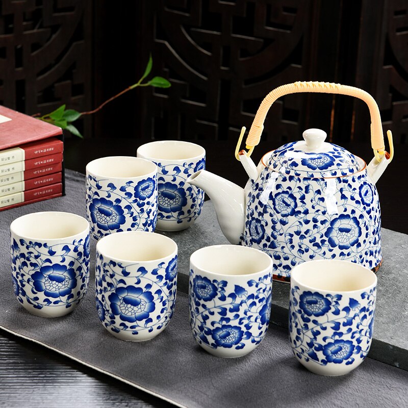 Hot Sale Yixing Ceramic Tea Set Tea Tray Outdoor Camping Mountaineering TeaSet Chinese Tea Ceremony NLSLASI tea pot and cup set