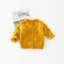 HoneyCherry Baby Mädchen Pullover Winter Handball Pullover Strickjacke Mädchen Mädchen Pullover Herbstkleidung für Kleinkinder Mädchen