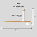 Moderne Glaskugel-Anhänger-Beleuchtung für Schlafzimmer / Hotel Nordic Gold Pendelleuchte / Hängeleuchten Art Deco Pendelleuchte Home Indoor