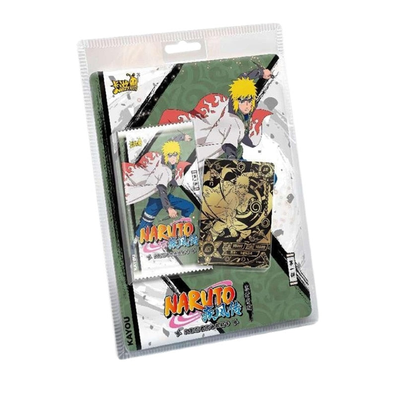 KAYOU Genuine Naruto Cards Box Anime Figure Card Booster Pack Sasuke Collection Flash Card Toy Birthday Christmas Gift for Kids