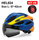NEWBOLER Cycling Helmet Man Women LED Light Helmet Road Mountain Bike Helmet Lens For Riding Bicycle Sports Skateboard Scooter