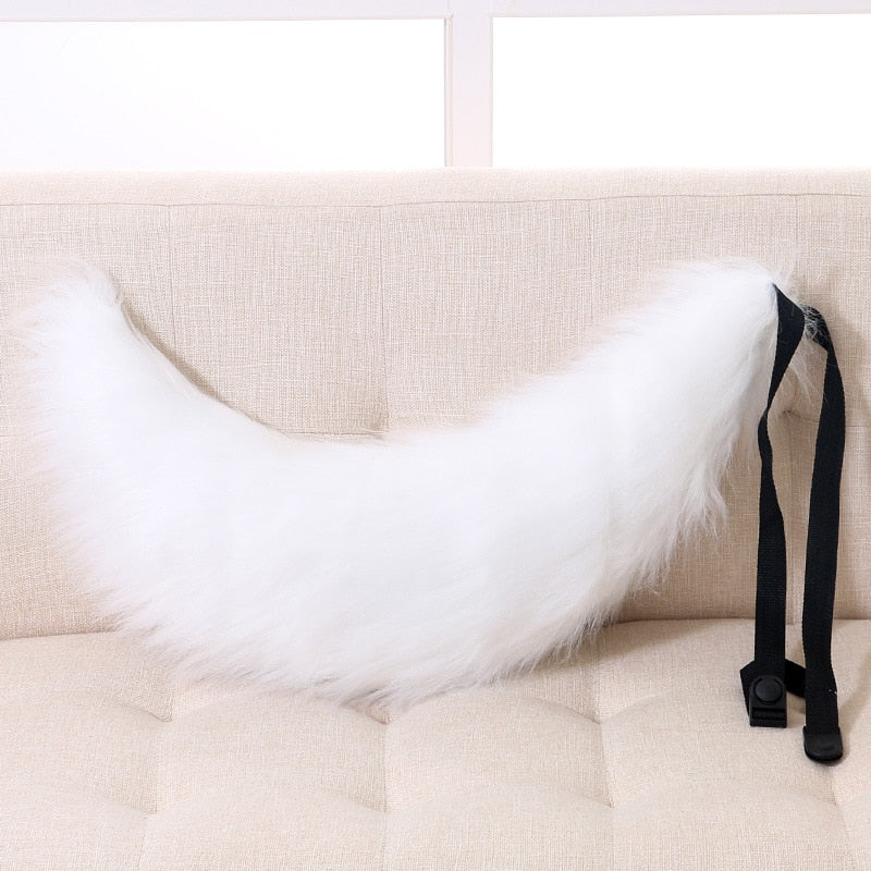 Cinturón ajustable Fox Ears Tail Furry Animal Headband Cosplay Props Carnival Party Decor Fancy Dress Accesorios para disfraces de Halloween