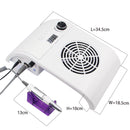 Lámpara de uñas LED Lámpara de uñas 140W Máquina de manicura con todas las funciones con máquina de taladro de uñas de 35000Rpm y colector de polvo al vacío de 40W