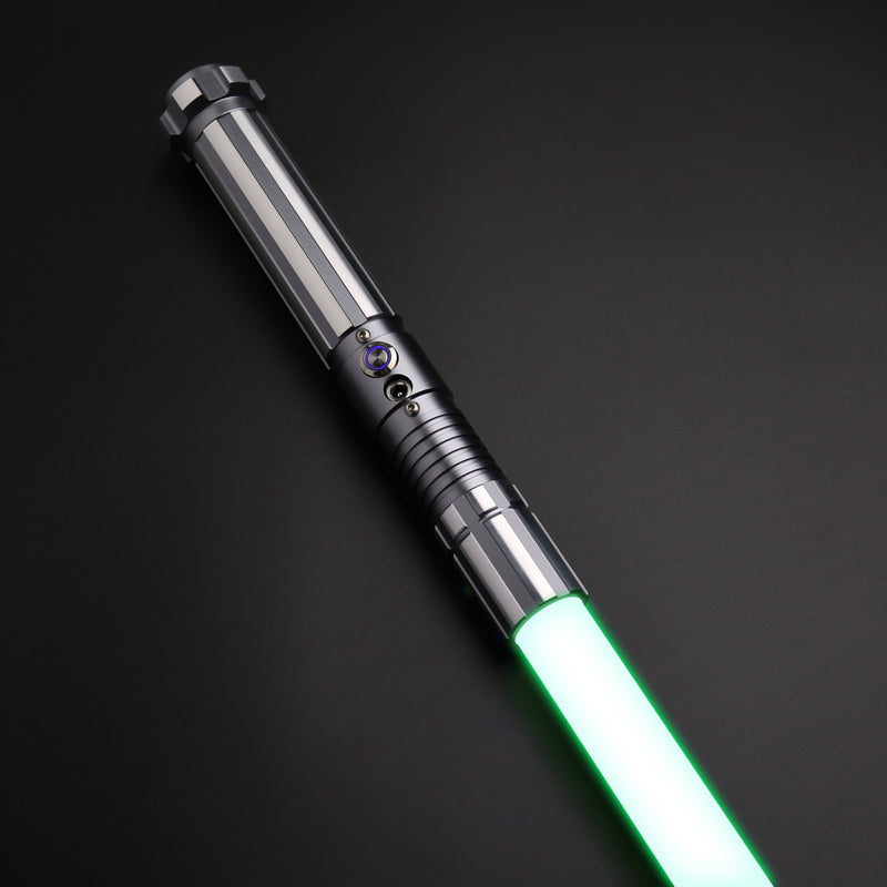 TXQsaber TS015 Balck RGB Lightsaber 82cm Dueling Blade Force FX Light Saber with Sound and LED Light Metal Handle FOC X-mas Toys