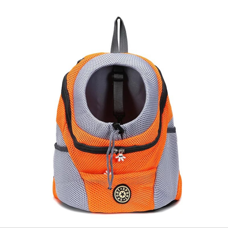 New Double Shoulder Portable Travel Backpack Outdoor Pet Dog Carrier Bag Pet Dog Front Bag Breathable Mesh Cat Shoulders Bag