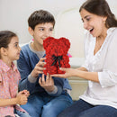 Regalos para mamá Oso rosa 25 Cm / 40 Cm Flores artificiales Rosa Oso de peluche Aniversario de bodas Regalos de cumpleaños para su novia Mujer