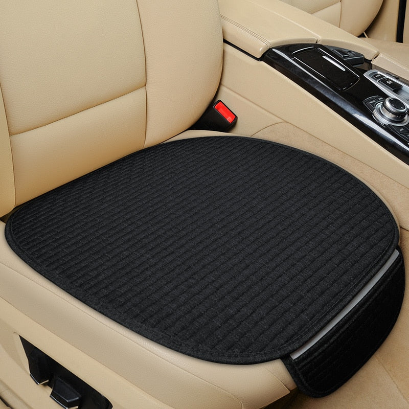 Car Seat Cover Front/ Rear/ Full Set Choose Car Seat Protector Cushion Linen Fabric Car Accessories Universal Size Anti-slip