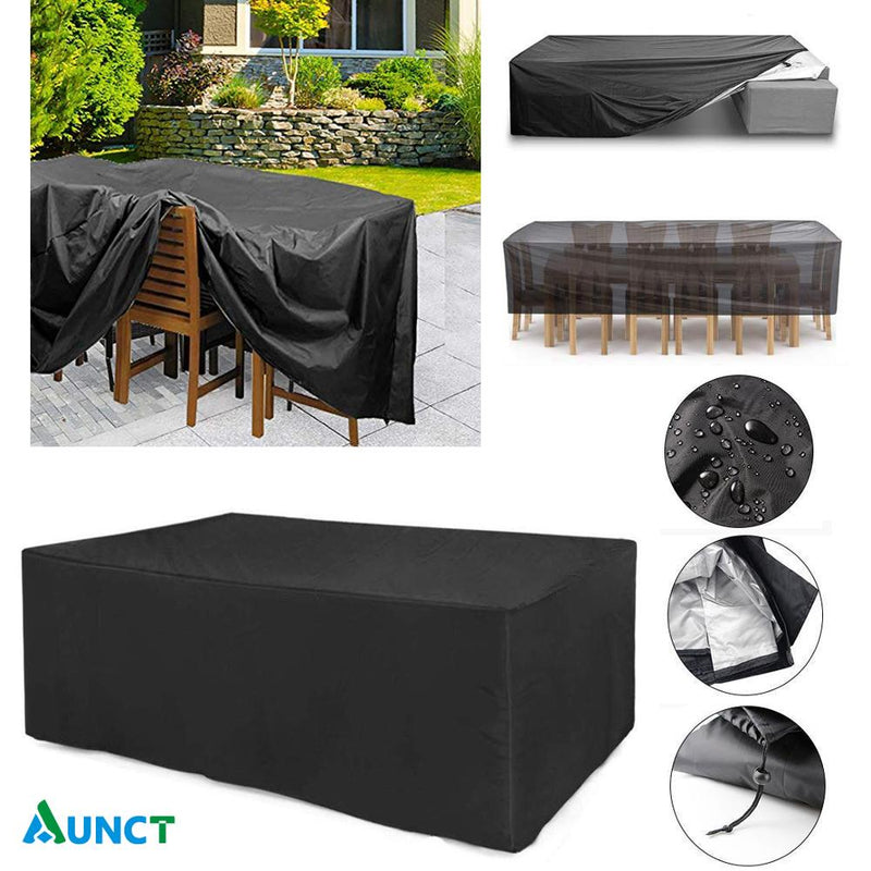 150 sizes Oxford Cloth Furniture Dustproof Cover For Rattan Table Cube Chair Sofa Waterproof Rain Garden Patio Protective Cover