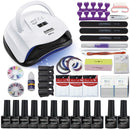 150W Nail Lamp Gift Set With 30 Colors Nail Gel Polish Manicure Set Acrylic Nail Kit With High Quality 20/12W Nail Drill Machine