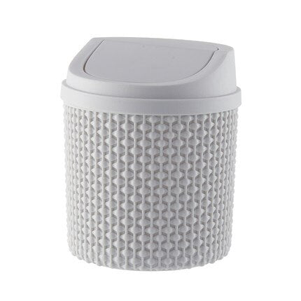 Garbage Bin Desktop Trash Can Home Bedroom Bedside Mini Waste Trash Bin Kitchen Garbage Box Table Dustbin Sundries Storage Box