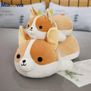 40-80 cm Riesengröße Niedlicher Corgi Hund Plüschtiere Kuscheltier Hündchen Kissen Weiche Schöne Puppe Kawaii Weihnachtsgeschenk für Kinder