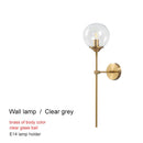 Moderne Kronleuchter Messing Glaskugel Beleuchtung für Wohnzimmer Esszimmer Kunst Dekoration Restaurant Schwarz Hängelampe Haus Glanz