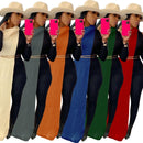 HAOYUAN Sexy de punto lateral Split suéter vestido sin mangas ropa de primavera para mujeres Y2k trajes fiesta de cumpleaños vestidos largos Maxi