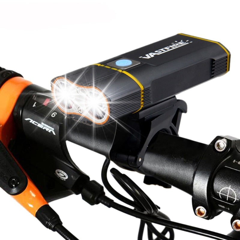 10000 mAh Akku Fahrradlampe 5000LM Heller USB-Auflade-Frontlenkerscheinwerfer 2 LED / 3 LED / 5 LED / 8 LED-Fahrradlicht zum Radfahren