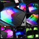 NLpearl APP Car Interior Umgebungslicht Neon LED Streifen Fußlicht mit USB Wireless Remote Music Auto Atmosphere Dekorative Lampe