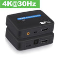 4K HDMI Audio Extractor 5.1 4K 60Hz Audio HDMI Extractor Splitter HDMI zu Toslink Audiokonverter HDMI ARC 4K für Xbox Series X