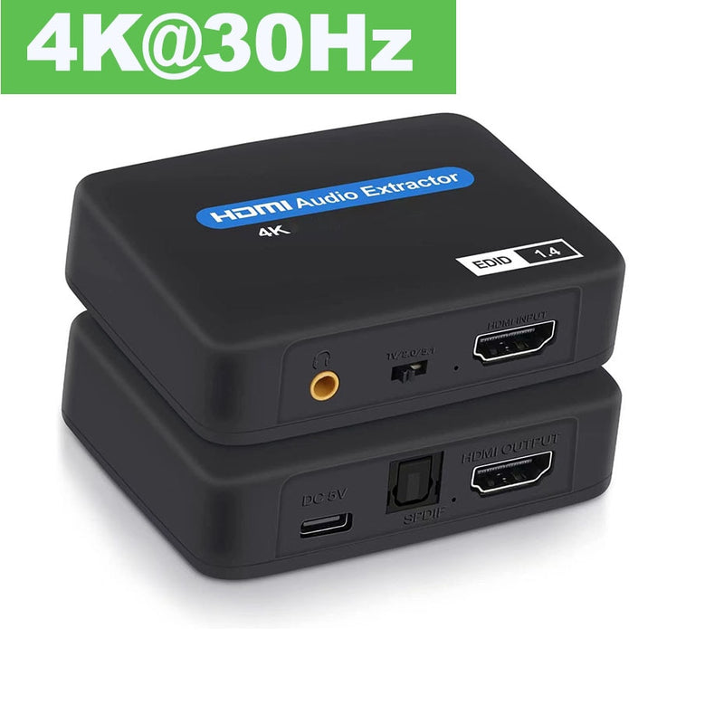 Extractor de Audio 4K HDMI 5,1 4K 60Hz, divisor de Audio HDMI a convertidor de audio Toslink, HDMI ARC 4K para Xbox Series X
