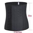 25 Stahlknochen Taillentrainer Bauch Slimmerbelt Modellierriemen Korsett Latex Bauchwickel Body Shaper Bauchreduzierende Hülle XXS
