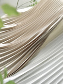 Markendesigner-Frauen-Frühlings-Herbst-eleganter schicker fester Faltenrock-hohe Taillen-Luxusmode mit elastischem weiblichem C-035