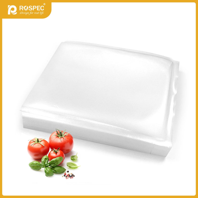 ROSPEC BPA Free Vacuum Sealing Bags Kitchen Dry Wet Food Vacuum Storage Bags Fruit Vaccum Sealer Packer Fresh-Keeping Bags 20*25