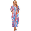 Cover-ups 2022 Kaftan Beach Print SnakeSkin Badeanzug Cover Up Kimono Plage Beach Robe Femme Long Dress Sarong Dress Beachwear