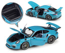 WELLY Maßstab 1:24 Diecast Simulator Auto Porsche 911 GT3 RS Modellauto Legierung Sportwagen Metall Spielzeug Rennwagen Spielzeug für Kinder Geschenk
