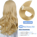 AW-Klebeband aus Echthaar, gerade Verlängerungen, schwarz, braun, unsichtbar, nahtlos, keine Remy-Hauteinschlagfaden, europäische Naturhaarverlängerung