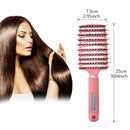 Huiyun Hot Hair Brush Wildschweinborsten-Kopfhaut-Massagekamm Nylon Frauen Wet Curly Tangle Brushes Salon Detagling Hairdressing Styling