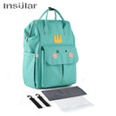 Insular Marke Windel Rucksack Tasche Mama Große Kapazität Kinderwagen Tasche Mama Baby Multifunktions Wasserdichte Outdoor Reise Wickeltaschen