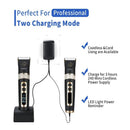 Baorun Haarschneidemaschine Tierhaarschneider Welpenpflege Elektrorasierer Set Katzenzubehör Keramikklinge Kabelloses Ladezubehör