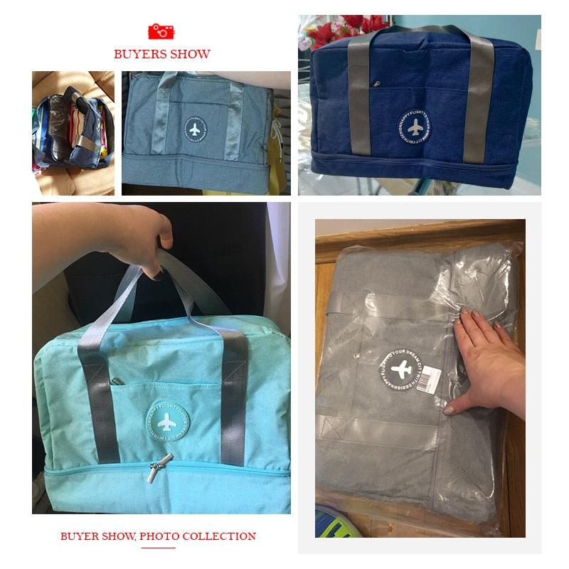 Bolsa de viaje impermeable para deportes de natación, ropa para correr, organizador de zapatos, equipaje para hombres y mujeres, bolsa portátil ordenada, accesorios