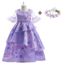 2-12Y Baby Mädchen Kleid Blumenkleid Mädchen Tutu Prinzessin Kleid Cosplay Kostüm Halloween Kleid Weihnachten Show Geburtstagsfeier Kleid