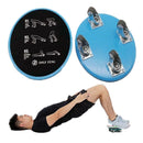 Disco Abdominal, 1 par, disco deslizante de 4 ruedas, dispositivo de entrenamiento muscular Abdominal, monopatín de Fitness, ejercicio en casa, equipo de gimnasio