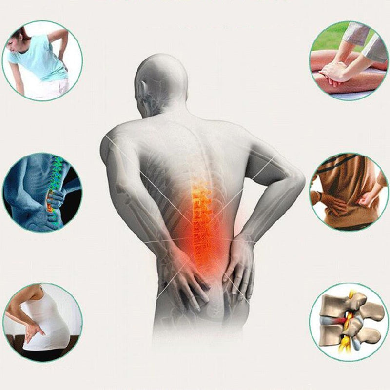 Tcare Tragbares aufblasbares Lendenwirbelstütz-Massagekissen – Orthopädisches Design zur Linderung von Rückenschmerzen – Lendenwirbelstützkissen Unisex