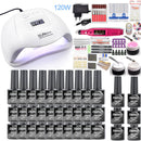 Gel Nail Polish Set 20000-35000RPM Nail Drill Machine Kit With UV LED Lamp Manicure Tools Kit Nail Art Set UV Builder Nail Gel