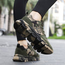 Mode Turnschuhe für Herren Outdoor Army Green Freizeitschuhe Herren Camouflage Bequeme Herren Wanderschuhe Liebhaber Größe 36-44