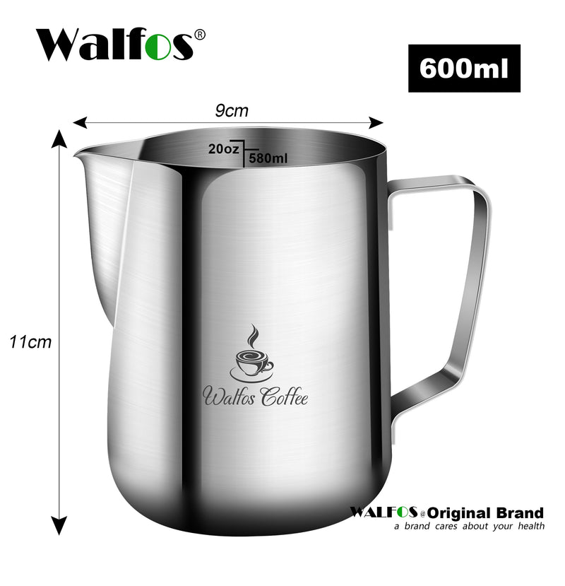 Style Espresso Coffee Milk Mugs Cup Pots Jug Handle Craft Coffee Garland Cup Latte Jug Thickened Stainless Steel