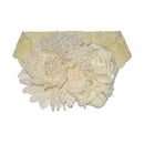Baby Mädchen Blumen Stirnband Neugeborenes Kind Perlen Blumen mit Spitze breite Stirnbänder Bebes Haarschmuck Phoro Requisiten Kinder Turban