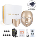 7 Farben LED Lichttherapie Gesichtsmaske Hautverjüngung Led Photon Gesichtsmaske Phototherapie Gesichtspflege Schönheit Anti Akne Maschine