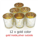 ERMAKOVA, 6/12 Uds., portavelas votivo, portavelas de cristal de mercurio para bodas, fiestas, Hotel, cafetería, Bar, decoración del hogar