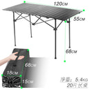 Neuer Outdoor Klapptisch Stuhl Camping Aluminiumlegierung BBQ Picknicktisch Wasserdichter langlebiger Klapptisch Schreibtisch