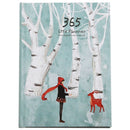 JIANWU Niedlicher Cartoon Der 365-Tage-Plan Buch Farbe Innenseite Planer Hardcover Notizbuch Geschenkbuch Scrapbooking Schulbedarf