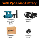 6-Gang-Industrie Akku-Luftgebläse Schneefräse Staubsauger Reinigung Kehrmaschine Garten Elektrowerkzeug für Makita 18V Akku