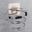 Badezimmer-Haartrockner-Halter, Gebläse, Heim-Organizer, selbstklebend, an der Wand befestigt, nagelfrei, keine Spuren, Aufkleber, Haarpflege-Trockner, Lagerregal