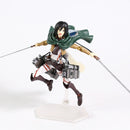 Figma Attack on Titan Eren Jaeger / Mikasa Ackerman / Levi Ackerman / PVC-Action-Figur Modell Spielzeug Figuirne
