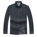 Neue Ankunft Super große Cord Junge Männer Baumwolle Plain Langarm Freizeithemden Hohe Qualität Plus Größe XL2XL3XL4XL5XL6XL7XL8XL